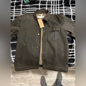 Thursday Boots Waxed Canvas Jacket NEW with tags